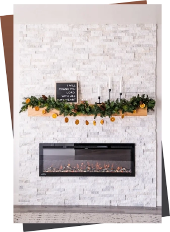 vl tile fireplace renovation